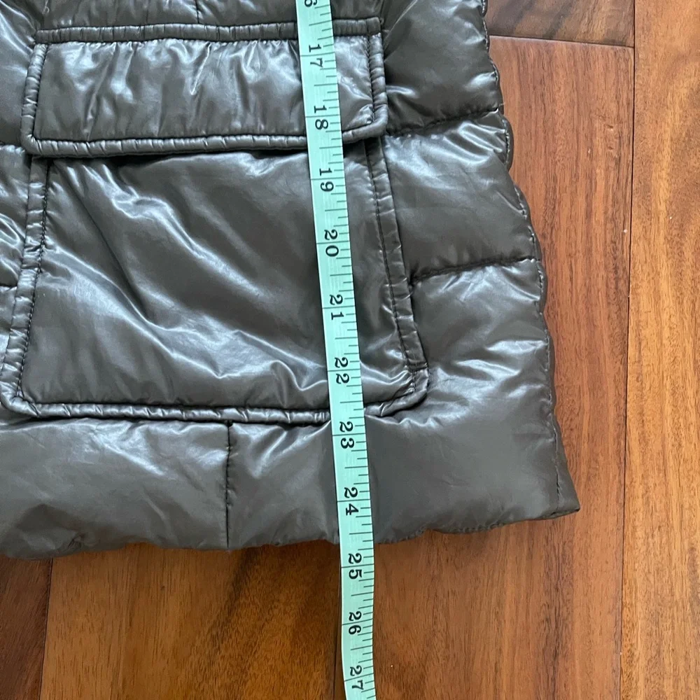 Herno Metallic Gray Puffer Jacket - Picture 15 of 15